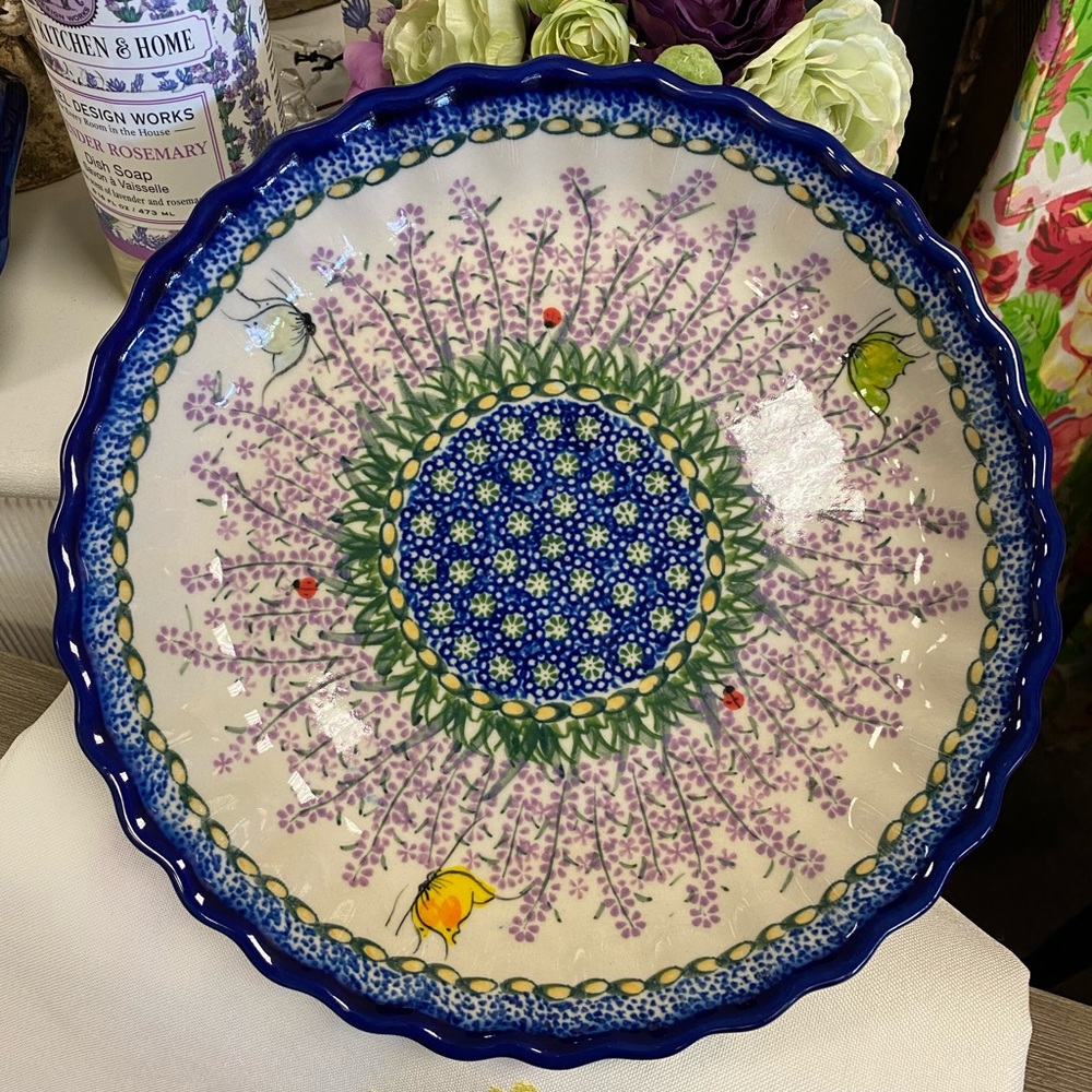 Polish Pottery Pie Plate